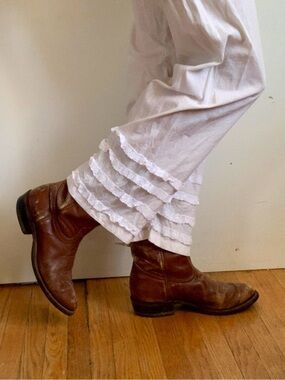 Sweet Antique 100% Cotton Frill Bottom Petticoat  Pants🤍🤍🤍